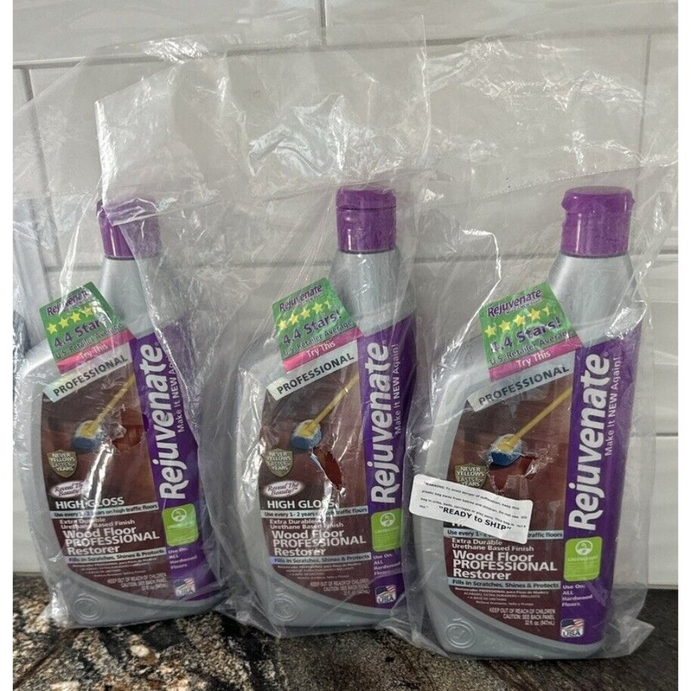 Rejuvenate Wood Floor Professional Restorer High Gloss Hardwood Floors 32oz New